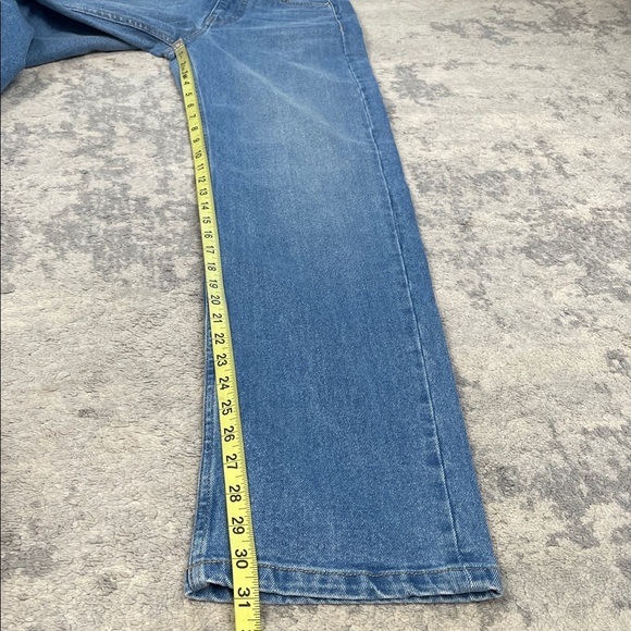 Djerf Avenue Relaxed High Rise Straight Leg Jeans Sz 24 - Picture 9 of 12